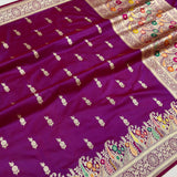 Pure Katan Silk Handwoven Banarasi Saree