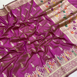 Pure Katan Silk Handwoven Banarasi Saree