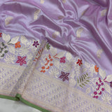 Pure Katan Silk Handwoven Banarasi Saree