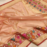 Pure Tissue Silk Handwoven Banarasi Saree