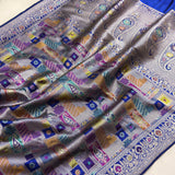 Pure katan silk Handwoven banarasi rangkat saree