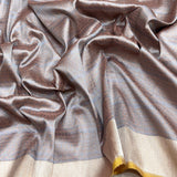 Dual shade pure katan silk Handwoven banarasi Tanchoi saree