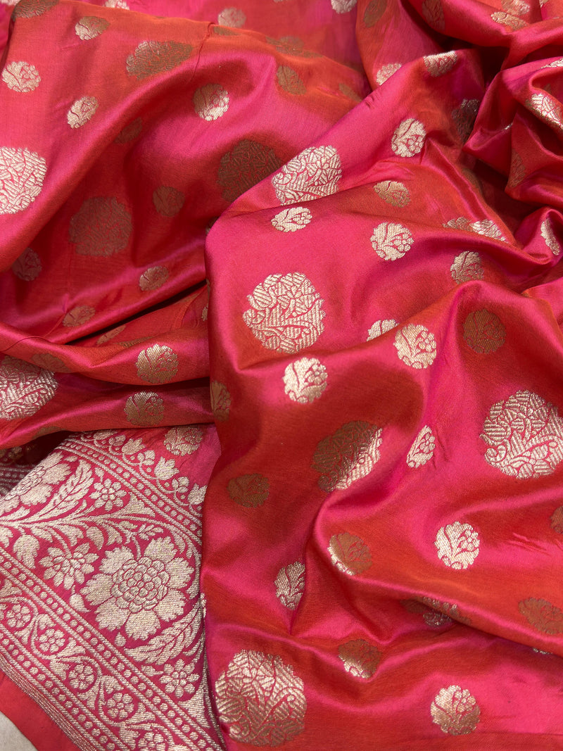 Pure Katan silk handwoven banarasi saree