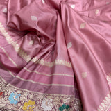 Pure katan silk Handwoven banarasi saree