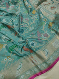 Pure Katan Silk Handwoven Banarasi Saree