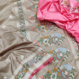 Pure Katan Silk Handwoven Banarasi Saree