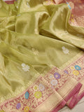Pure Tissue Silk Handwoven Banarasi Saree