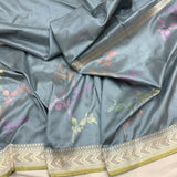 Pure katan silk Handwoven banarasi saree