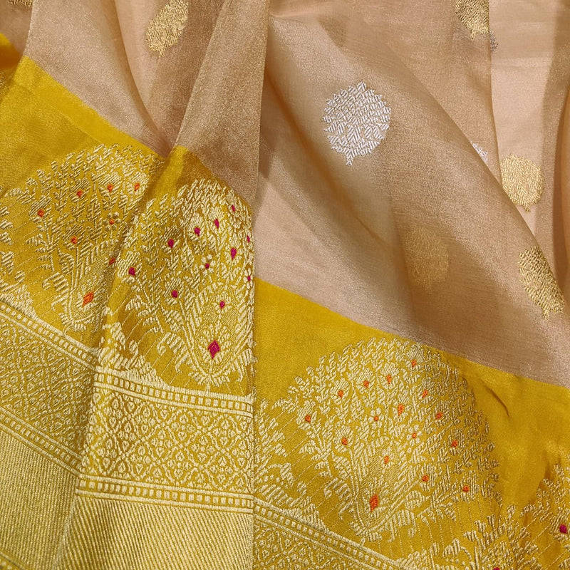 Pure Tissue Silk Handwoven Banarasi Saree