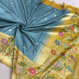 Pure Katan silk handwoven banarasi saree