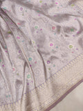 Pure Katan Silk Handwoven Tanchoi Banarasi Saree
