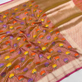 Pure Katan Silk Handwoven Banarasi Saree