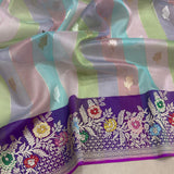 Pure Kora Silk Handwoven Banarasi Saree