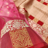 Pure Kora Silk Handwoven Banarasi Saree