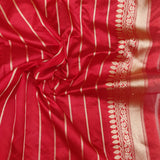 Yellow colour pure Kora handwoven banarasi saree