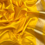 Dual shade pure kora Handwoven Banarasi saree