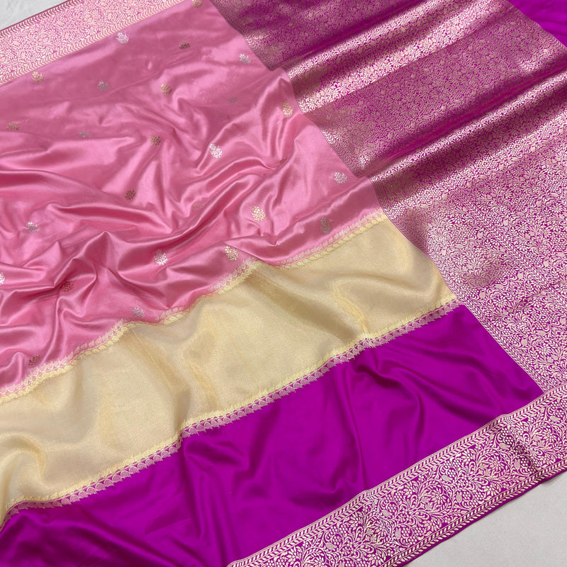 Pure Katan Silk Handwoven Banarasi Saree