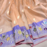 Pure kora Handwoven Banarasi saree