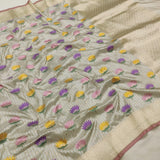 Pure Katan Silk Handwoven Banarasi Saree