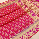 Pure Katan Silk Handwoven Banarasi Saree
