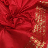 Lavender colour pure tissue handwoven banarasi saree