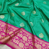 Pure Katan Silk Handwoven Banarasi Saree