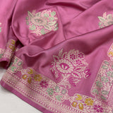 Pure ektara silk Handwoven banarasi saree