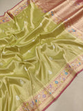 Pure Tissue Silk Handwoven Banarasi Saree