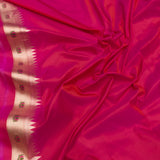 Dual shade pure katan silk Handwoven banarasi saree