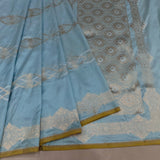 Pure katan silk Handwoven banarasi saree