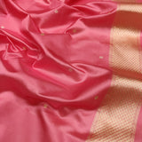 Pure Kora Silk Handwoven Banarasi Saree