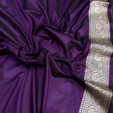 Pure katan silk Handwoven banarasi saree