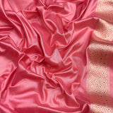 Pure katan silk Handwoven banarasi saree