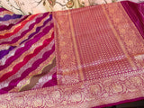 Pure Katan silk handwoven banarasi rangkat saree