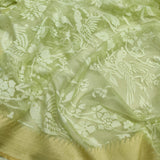 Pure Kora Net Handwoven Banarasi Saree