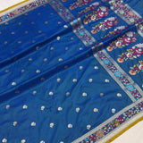 Pure katan silk Handwoven banarasi saree