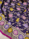 Pure Katan Silk Handwoven Banarasi Saree