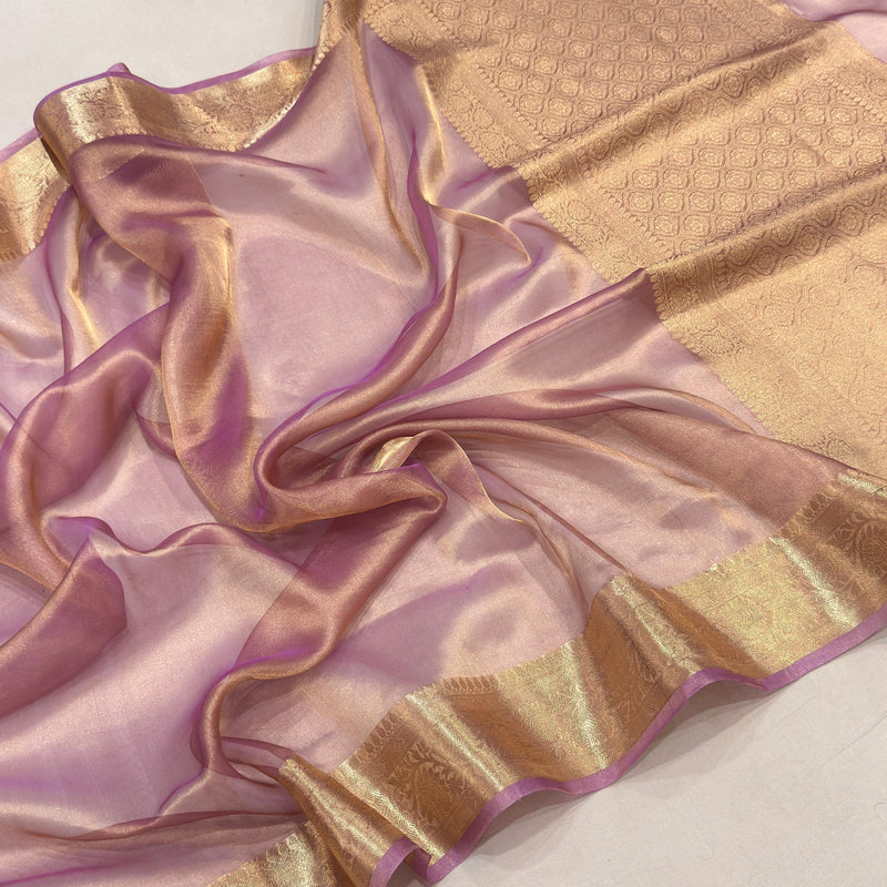 Pure Tissue Silk Handwoven Banarasi Saree