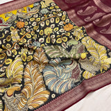 Pure katan silk Handwoven banarasi saree