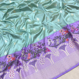 Pure katan silk Handwoven banarasi saree