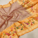 Pure Tissue Silk Handwoven Banarasi Saree