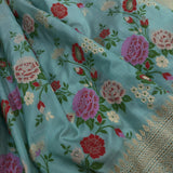 Pure Katan Silk Handwoven Banarasi Saree