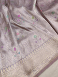 Pure Katan Silk Handwoven Tanchoi Banarasi Saree