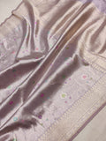 Pure Katan Silk Handwoven Tanchoi Banarasi Saree