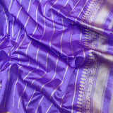 Pure Kora handwoven Banarasi saree