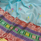 Pure Kora Silk Handwoven Banarasi Saree