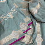 Pure katan silk Handwoven banarasi saree