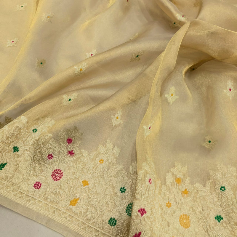 Pure tissue Handwoven banarasi saree