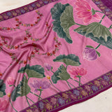 Pure tussar handwoven Banarasi saree