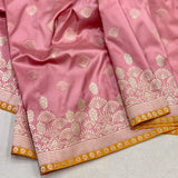 pure katan silk handwove Banarasi saree